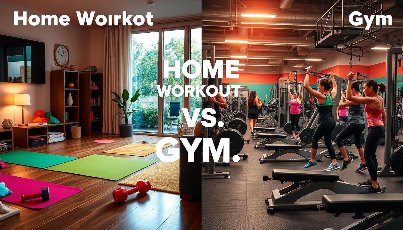 home workouts vs gym