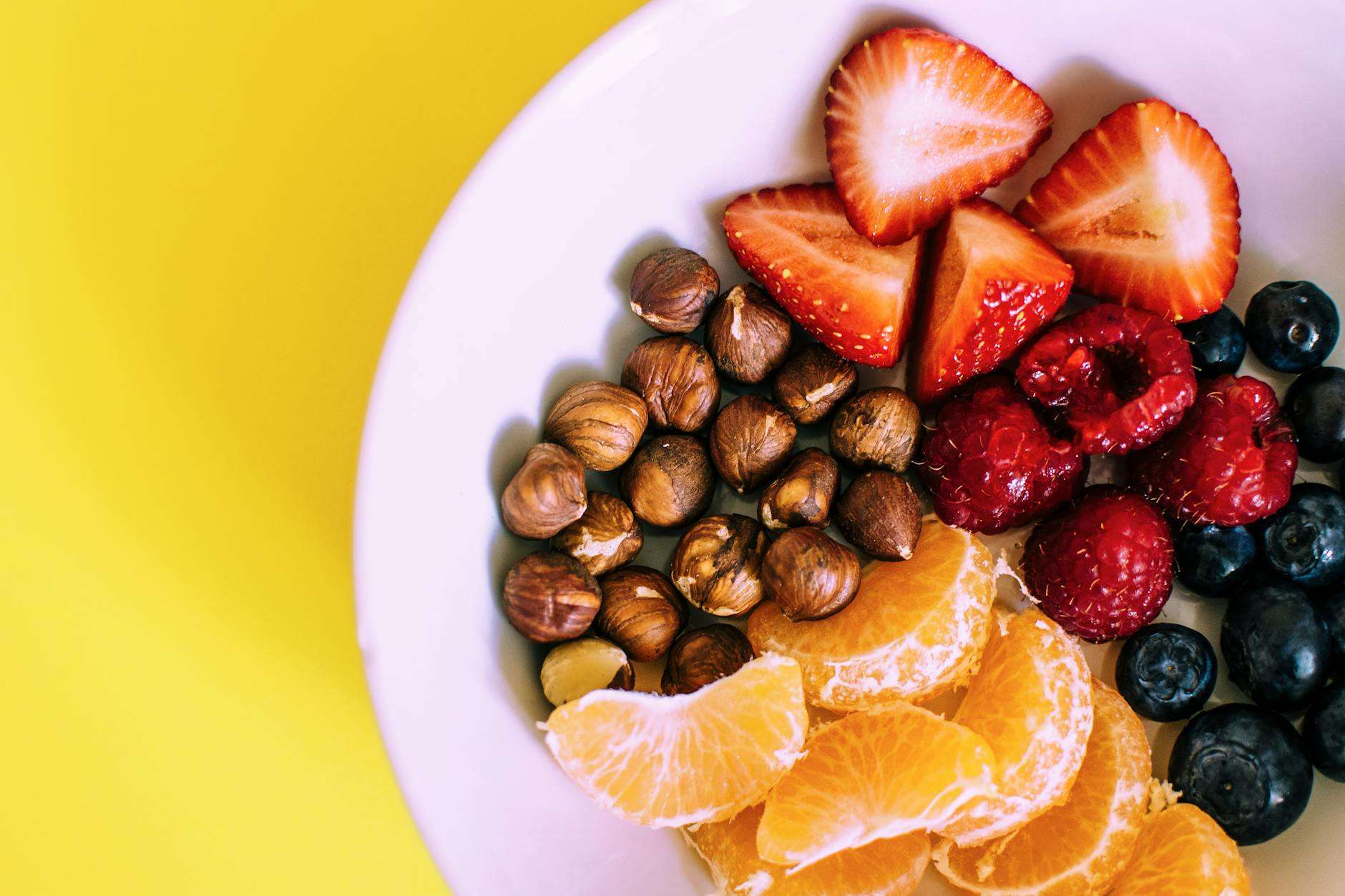 fruits in a plate
