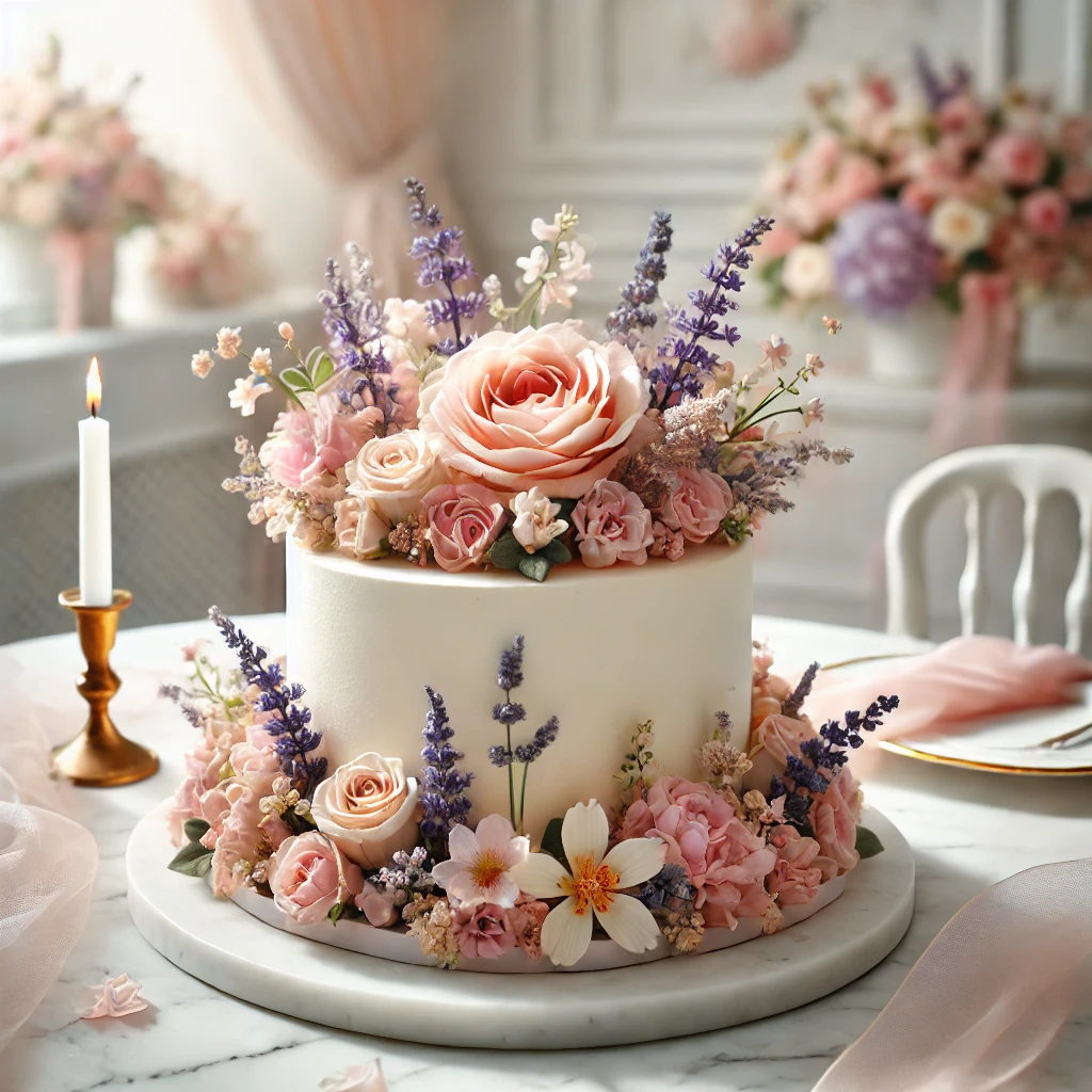 Flower Birthday Cake