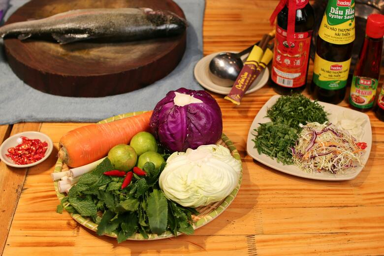 Ingredients of Fish with Mint Recipe